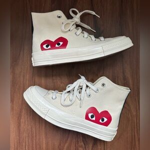 Comme des Garçons Play x Converse Hightops (US 6)